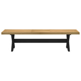 Dining Bench NOAIN 160 x 41 x 45 cm Solid Pine Wood Natural 42020921