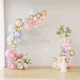 Single Wedding Arch White 220 x 45 x 200 cm Steel 42023029