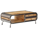 247804 Coffee Table 100x50x35 cm Solid Mango Wood