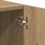 Bedside Cabinet Wall-mounted 2 pcs Artisan Oak 40 x 40 x 50 cm 880604