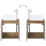 Bathroom Furniture Set 4 pcs Artisan Oak 3407454