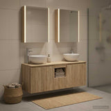 Bathroom Cabinet Set 5 pcs Sonoma Oak Engineered Wood 3406369