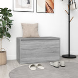 Hall Bench Grey Sonoma Engineered Wood Medium Entryway Bench 816048