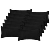 Cushion Cover 12 pcs HOUTEN Black 40 x 80 cm Boucl 918216