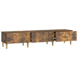 TV Cabinet Smoked Oak 147 x 34.5 x 30 cm Engineered Wood 894710