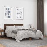 Bed Frame without Mattress Brown Oak 120x200 cm 3280201