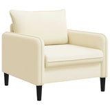 XL Armchair Cream Velvet 42043542