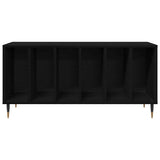 Record Cabinet Black Oak 100 x 38 x 48 cm Engineered Wood 862901
