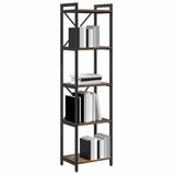 Bookshelf Smoked Oak 40 x 30 x 155 cm Engineered Wood 868355