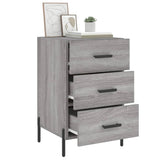 Bedside Cabinet Grey Sonoma 40x40x66 cm Engineered Wood 827674