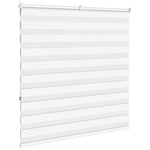 ZNTS Zebra Blind White 150x150 cm Fabric Width 145.9 cm Polyester 4014765