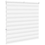 ZNTS Zebra Blind White 150x150 cm Fabric Width 145.9 cm Polyester 4014765