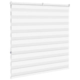 Zebra Blind White 150x150 cm Fabric Width 145.9 cm Polyester 4014765