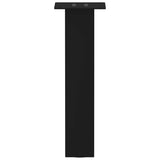 Coffee Table Legs 4 pcs Black 30 cm Steel 4012496