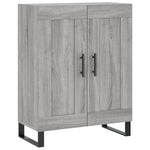 Highboard Grey Sonoma 69.5x34x180 cm Engineered Wood 3189987