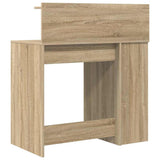 Desk with Shelf Sonoma Oak 90 x 48 x 101.5 cm Engineered Wood 869524
