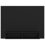 ZNTS Wall TV Cabinet Black 120x23.5x90 cm Engineered Wood 808270
