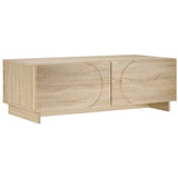 Coffee Table Sonoma Oak 102 x 50.5 x 35 cm Engineered Wood 8011452