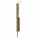 Outdoor Shower 246 cm Impregnated Pine Wood and Stainless Steel 886355