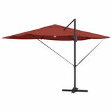 Umbrella Terracotta 351 x 250 x 253 cm Polyester and Aluminium 42003366