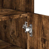 Sideboard Smoked Oak 73.5x35x75 cm Engineered Wood 848406