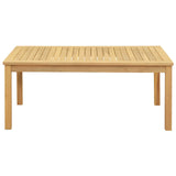 Coffee Table Light Acacia 110 x 60 x 45 cm Solid Acacia Wood 42026785