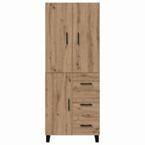 Highboard with Drawer 2 pcs Artisan Oak 69.5 x 34 x 180 cm 3415920