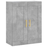 Highboard Concrete Grey 69.5x34x180 cm Engineered Wood 3199677