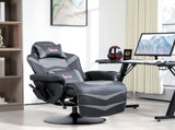 Massage Recliner Chair with Remote, PU Leather Recliner Armchair with Cup Holders and Side Pockets, T3398P343489