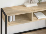 End Table with Storage Sonoma 100 x 36 x 75 cm Engineered Wood 886691
