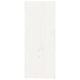 ZNTS Wine Cabinet White 62x25x62 cm Solid Wood Pine 821543