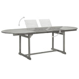 Garden Dining Table x100x75 cm Solid Acacia Wood 316572