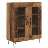 Highboard Old Wood 69.5 x 34 x 180 cm Engineered Wood 3403168