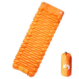 Self Inflating Camping Mattress with Pillow 1-Person Orange 4007104