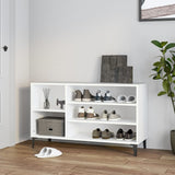 Shoe Cabinet White 102x36x60 cm Engineered Wood 819748