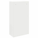 Parcel Drop Box with Storage White 44 x 22 x 82 cm Steel 874920