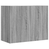 Wall Cabinet Grey Sonoma 75x35x60 cm Engineered Wood 848428