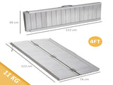 4ft Folding Aluminum Wheelchair Ramp Scooter Portable Mobility Assist Suitcase Access Aid Disabled T3398P548100