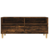 TV Cabinet Smoked Oak 100x34.5x44.5 cm Engineered Wood 831898