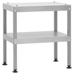 BBQ Oven Smoker with Table Galvanised Steel 3187618