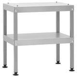 BBQ Oven Smoker with Table Galvanised Steel 3187618
