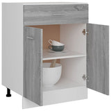 Drawer Bottom Cabinet Lyon Grey Sonoma 60x46x81.5 cm Engineered Wood 815577