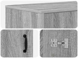 Electric Fireplace Grey Sonoma 110 x 30 x 36.5 cm 8021028