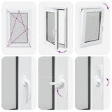 Basement Window RISOR 60x80 cm Tilt&Turn DIN Left White 4108303