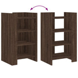 Sideboard Brown Oak 45x35x75 cm Engineered Wood 848387
