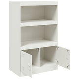 Sideboard White 67x39x107 cm Steel 841672