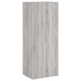 4 Piece TV Wall Units Grey Sonoma Engineered Wood 3216505