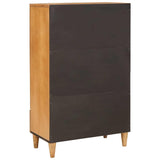 Highboard Light brown 60 x 33 x 100 cm Solid mango wood 4018110