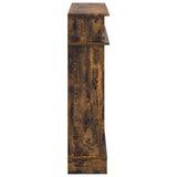 Fireplace Surround Smoked Oak 102 x 26 x 100 cm Engineered Wood 8006647