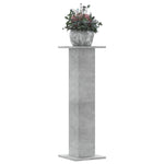 Plant Stands 2 pcs Concrete Grey 30x30x95 cm Engineered Wood 3307876